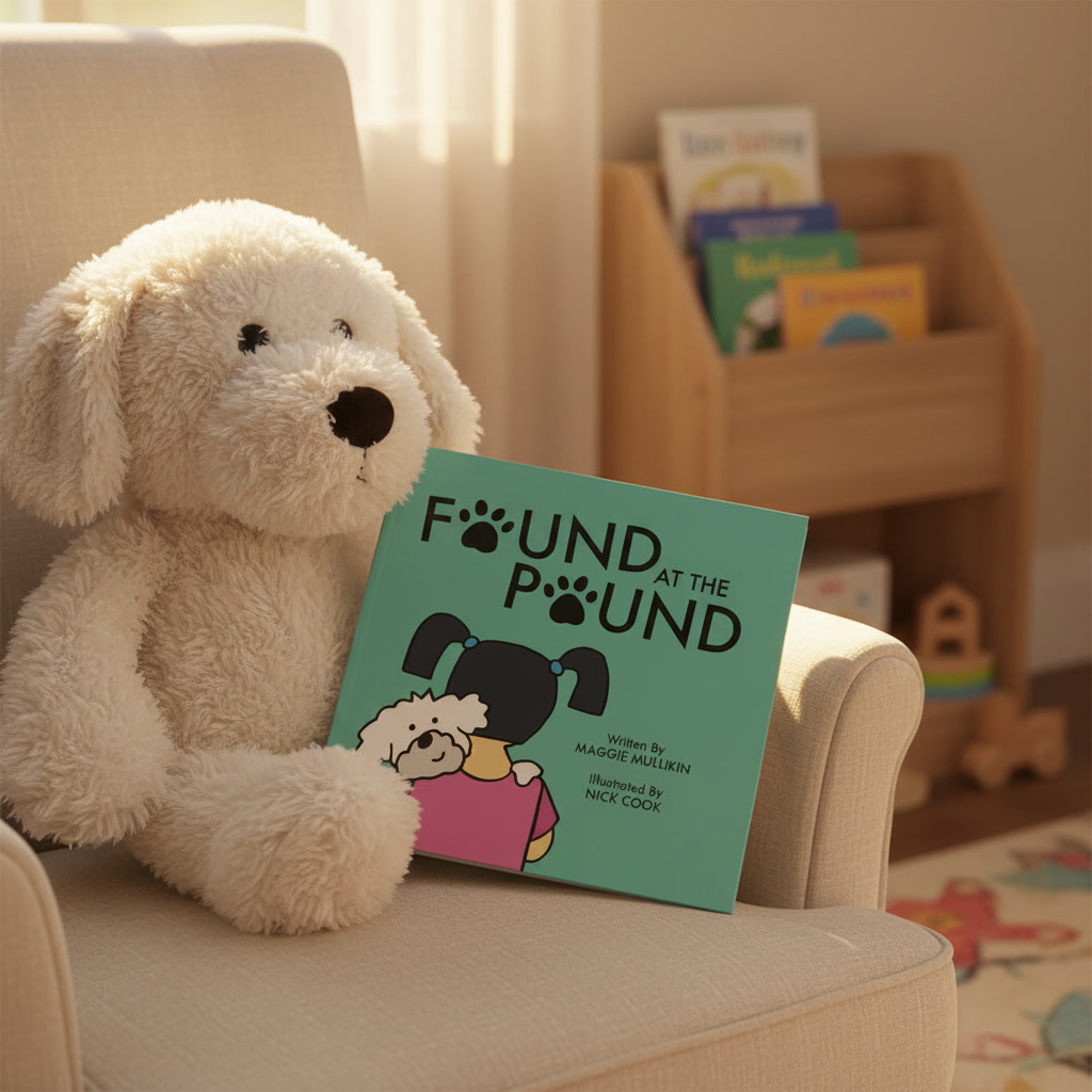 Found at the Pound book in a cozy nursery